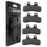 2 Kit plaquettes frein Quadzilla WK 140  Av Ga et Av Dr Nc - EBC FA448 - Raven 101-250