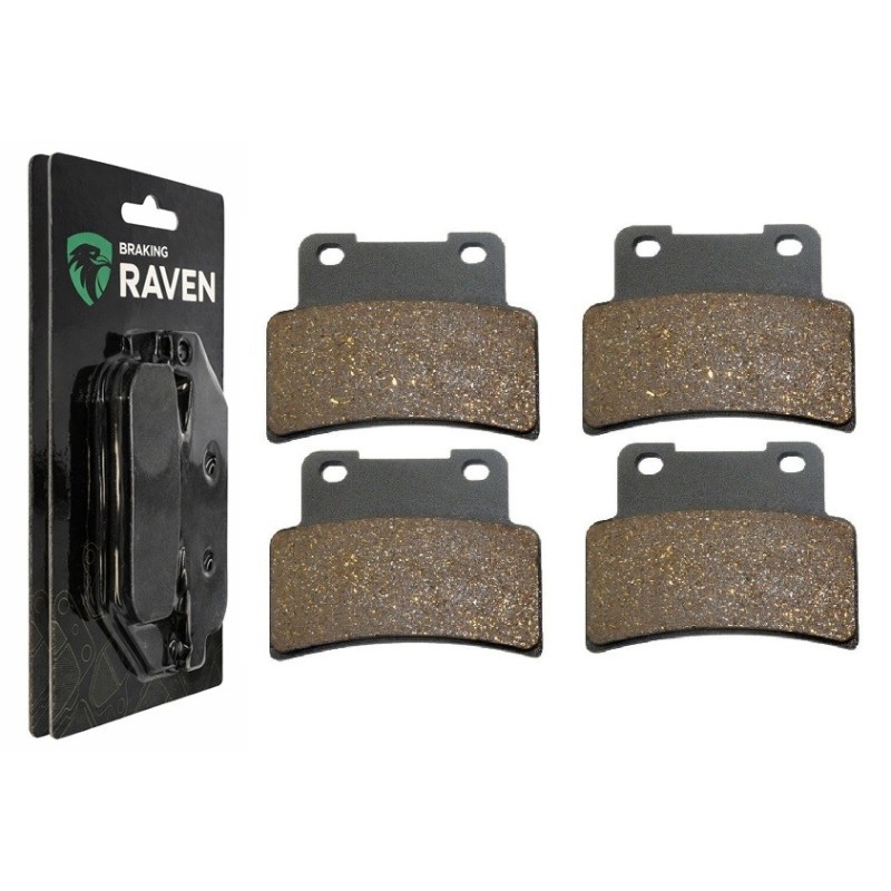 2 Kit plaquettes frein Aprilia Shiver 750 GT SL Av Ga et Av Dr Nc - EBC FA432 - Raven 101-251