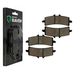 2 Kit plaquettes frein Ducati Diavel 1200 Carbon FL diesel FI Av Ga et Dr Nc - EBC FA447HH - Raven 101-258