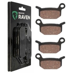 2 Kit plaquettes frein Ktm 450 XC  Av Ga et Av Dr Nc - EBC FA462TT - Raven 101-261