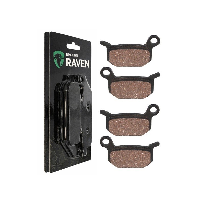 2 Kit plaquettes frein Ktm 525 XC  Av Ga et Av Dr Nc - EBC FA462TT - Raven 101-261