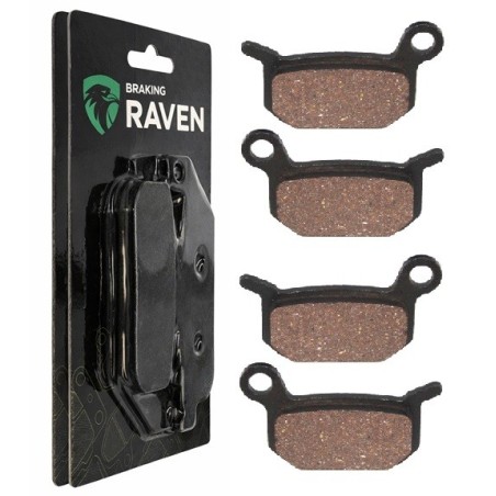 2 Kit plaquettes frein Ktm 525 XC  Av Ga et Av Dr Nc - EBC FA462TT - Raven 101-261