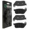2 Kit plaquettes frein Harley-davidson Sportster 883 Roadster XL883R Av Ga et Dr 42831-04 - EBC FA381 - Raven 101-272