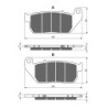2 Kit plaquettes frein Harley-davidson Sportster 1200 XL Av Ga et Av Dr Nc - EBC FA381 - Raven 101-272