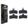 2 Kit plaquettes frein Harley-davidson Dyna Fat Bob FXDF Av Ga et Av Dr 46363-11 - EBC FA457HH - Raven 101-275