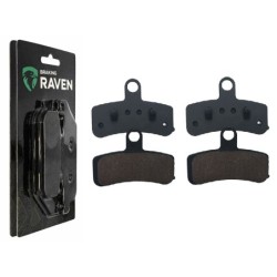 2 Kit plaquettes frein Harley-davidson Dyna Switchback FLD Av Ga et Dr 44082-08 - EBC FA457HH - Raven 101-275
