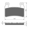 2 Kit plaquettes frein Harley-davidson Fxr X 350 HD350-10 et LWZ RA Av Ga et Dr 41300-102 - EBC FA296HH - Raven 101-279