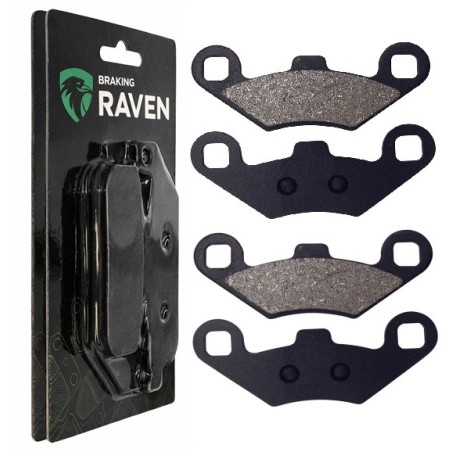 2 Kit plaquettes frein Peugeot Metropolis 400 T T-RS blue line Av Ga et Av Dr Nc - EBC FA159 - Raven 101-280
