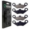 2 Kit plaquettes frein Kymco Mongoose 270  Ar Ga, Ar Dr,  Av Ga ou Av Dr Nc - EBC FA159 - Raven 101-280