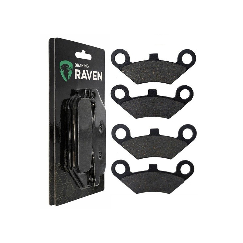 2 Kit plaquettes frein Quadzilla CVT 320 e Av Ga et Av Dr Nc - EBC FA453 - Raven 101-284