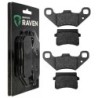 2 Kit plaquettes frein Adly Interceptor 300  Av Ga et Av Dr Nc - EBC FA416 - Raven 101-288