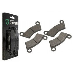 2 Kit plaquettes frein Quadzilla CUV 300 E 4x4 Side by Side Av Ga et Av Dr Nc - EBC FA482 - Raven 101-294
