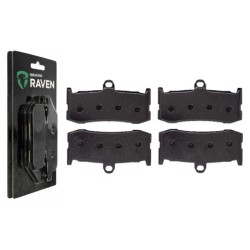 2 Kit plaquettes frein Triumph Daytona 675  Av Ga et Av Dr Nc - EBC FA491 - Raven 101-296