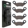 2 Kit plaquettes frein Polaris Sportsman 450  Av Ga et Dr Nc - EBC FA475 - Raven 101-300