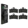 2 Kit plaquettes frein Bmw C 400 GT  Av Ga et Dr 34111542644 - EBC FA604/4HH - Raven 101-305