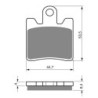 2 Kit plaquettes frein Yamaha FJR 1300 A AE AS Av Ga et Av Dr Nc - EBC FA423/4 - Raven 101-326