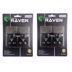 2 Kit plaquettes frein Yamaha XV 1900 A Midnight Star Av Ga et Av Dr Nc - EBC FA423/4 - Raven 101-326