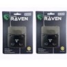 2 Kit plaquettes frein Sym Maxsym 400 I (Inc ABS) Av Ga et Av Dr Nc - EBC SFA627 - Raven 101-331