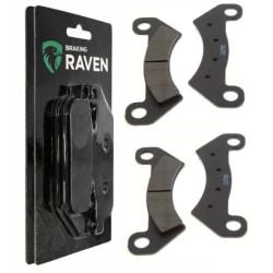 2 Kit plaquettes frein Honda TRX 450 Foreman  Av Ga et Av Dr Nc - EBC H347 - Raven 101-347
