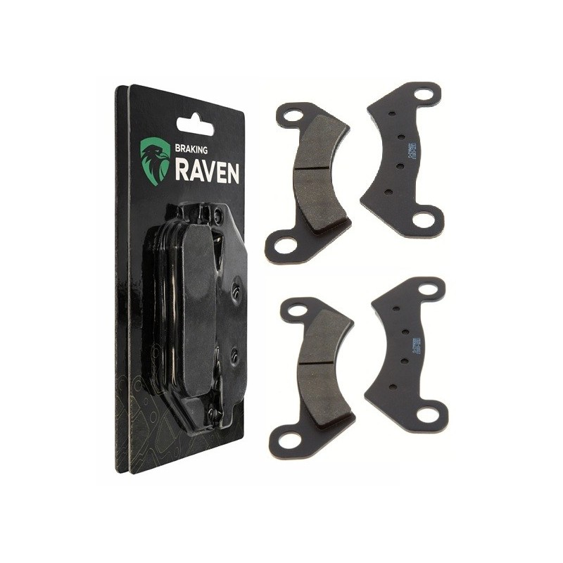2 Kit plaquettes frein Honda TRX 450 Foreman  Av Ga et Av Dr Nc - EBC H347 - Raven 101-347