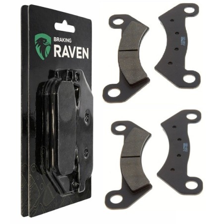 2 Kit plaquettes frein Honda TRX 650 Rincon  Av Ga et Dr Nc - EBC H347 - Raven 101-347