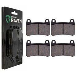 2 Kit plaquettes frein Benelli BN 302  Av Ga et Av Dr Nc - EBC FA658 - Raven 101-361