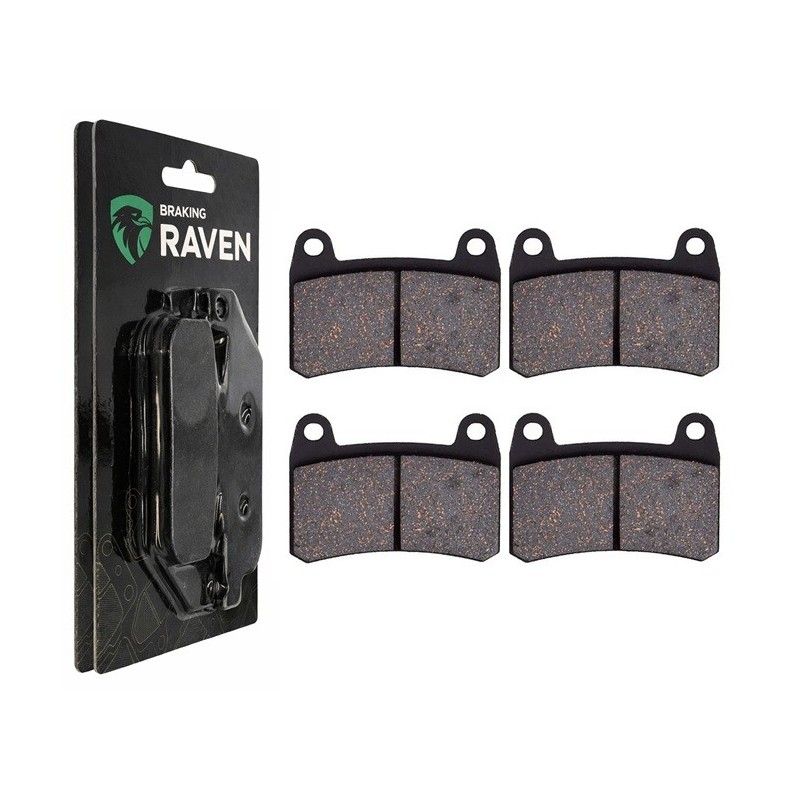 2 Kit plaquettes frein Benelli BN 302  Av Ga et Av Dr Nc - EBC FA658 - Raven 101-361