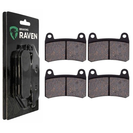 2 Kit plaquettes frein Benelli BN 302  Av Ga et Av Dr Nc - EBC FA658 - Raven 101-361