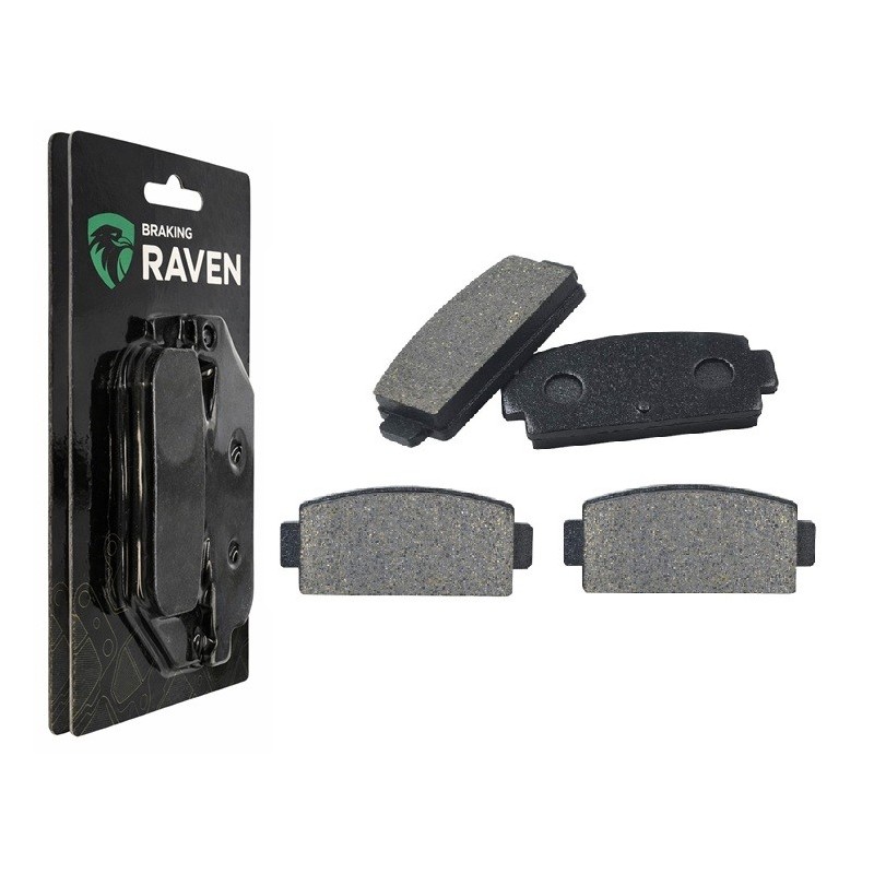 2 Kit plaquettes frein Cf-moto C-Force 600 EPS Av Ga et Av Dr Nc - EBC FA651 - Raven 101-362
