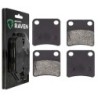 2 Kit plaquettes frein Triumph TSS 750  Av Ga et Av Dr Nc - EBC FA16 - Raven 101-365