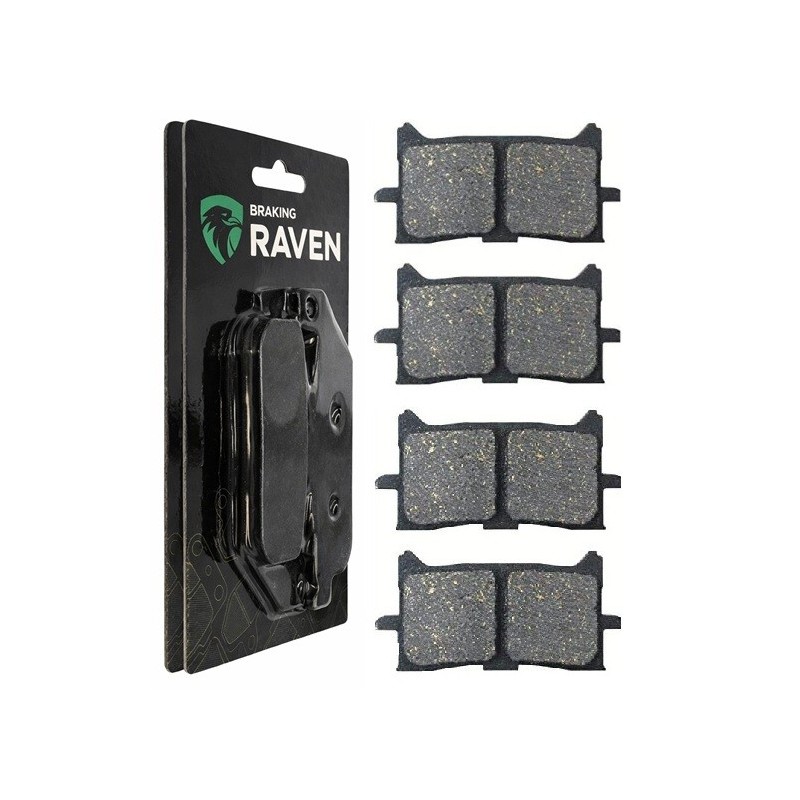 2 Kit plaquettes frein Honda CB 650 Nighthawk  Av Ga et Dr Nc - EBC FA679HH - Raven 101-379