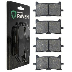 2 Kit plaquettes frein Honda Africa Twin 1000  Av Ga et Dr Nc - EBC FA679HH - Raven 101-379