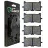 2 Kit plaquettes frein Honda Africa Twin 1100  Av Ga et Av Dr Nc - EBC FA679HH - Raven 101-379