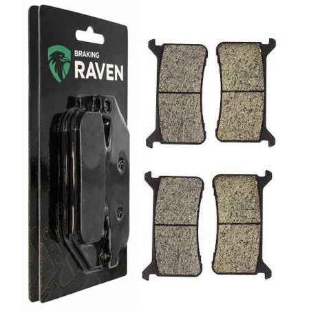 2 Kit plaquettes frein Honda CBR 600 RR  Av Ga et Av Dr Nc - EBC FA700 - Raven 101-386