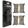 2 Kit plaquettes frein Honda VFR 800 Interceptor  Av Ga et Av Dr Nc - EBC FA700 - Raven 101-386
