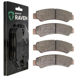 2 Kit plaquettes frein Cf-moto C-Force 400 S AU ATV Av Ga et Dr Nc - EBC SFA708 - Raven 101-389