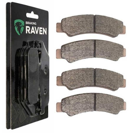 2 Kit plaquettes frein Cf-moto Snyper 500  Av Ga et Av Dr Nc - EBC SFA708 - Raven 101-389