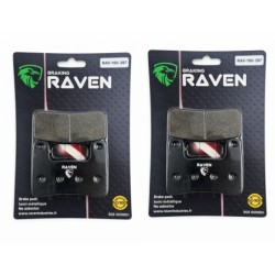 2 Kit plaquettes frein Bmw S 1000 R  Av Ga et Dr 34211242604 - EBC FA724 - Raven 101-397