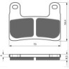 2 Kit plaquettes frein Bmw S 1000 XR  Av Ga et Av Dr 34211242604 - EBC FA724 - Raven 101-397