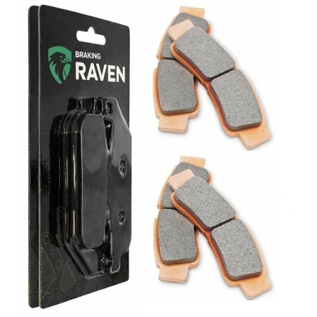 2 Kit plaquettes frein Kawasaki Teryx4 KRX 1000  Av Ga et Av Dr 34211242604 - EBC FA724 - Raven 101-412