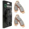 2 Kit plaquettes frein Kawasaki Teryx4 KRX 1000  Av Ga et Av Dr 34211242604 - EBC FA724 - Raven 101-412
