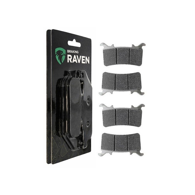 2 Kit plaquettes frein Bmw M 1000 R  Av Ga et Dr 34117106088 - EBC FA707 - Raven 101-415