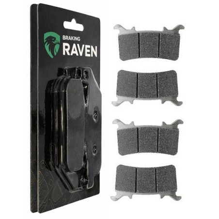 2 Kit plaquettes frein Bmw M 1000 RR Av Ga et Av Dr Nc - EBC FA707 - Raven 101-415