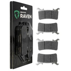 2 Kit plaquettes frein Bmw S 1000 RR  Av Ga et Av Dr 34117106087 - EBC FA707 - Raven 101-415