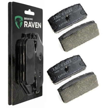 2 Kit plaquettes frein Bmw R 50  Av Ga et Av Dr 34112301355 - EBC FA707 - Raven 101-504