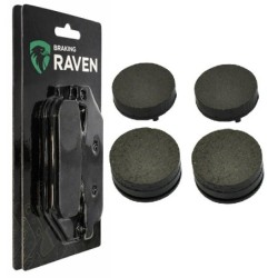2 Kit plaquettes frein Honda FL 250  Av Ga et Av Dr Nc - EBC FA40 - Raven 101-505