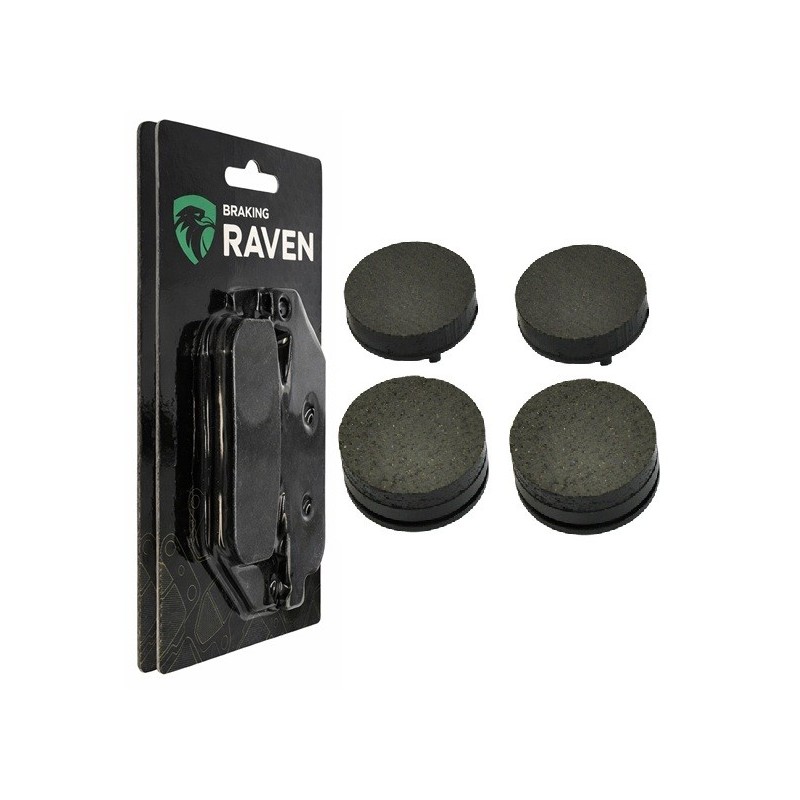 2 Kit plaquettes frein Honda FL 250  Av Ga et Av Dr Nc - EBC FA40 - Raven 101-505