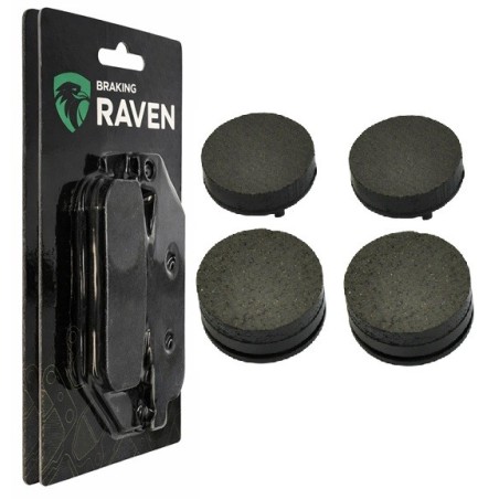 2 Kit plaquettes frein Honda FL 250  Av Ga et Av Dr Nc - EBC FA40 - Raven 101-505
