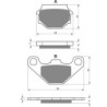 3 Kit plaquettes frein Apache RLX 320 S Av G, Av D et Ar Nc - EBC FA84 - Raven 102-005