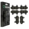 3 Kit plaquettes frein Italjet Grifon 650 59 Av G, Av D et Ar Nc - EBC FA86 - Raven 102-011